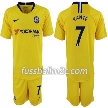 Fußballtrikots Chelsea Kante 7 Kinder Auswärts Trikotsatz 2018-2019